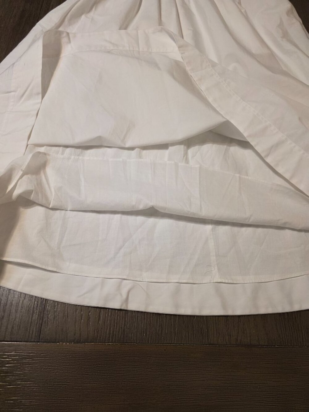 Veronica Beard Kinny Smocked Cotton Blend Midi Dress NWT White Size 6 - Picture 12 of 14